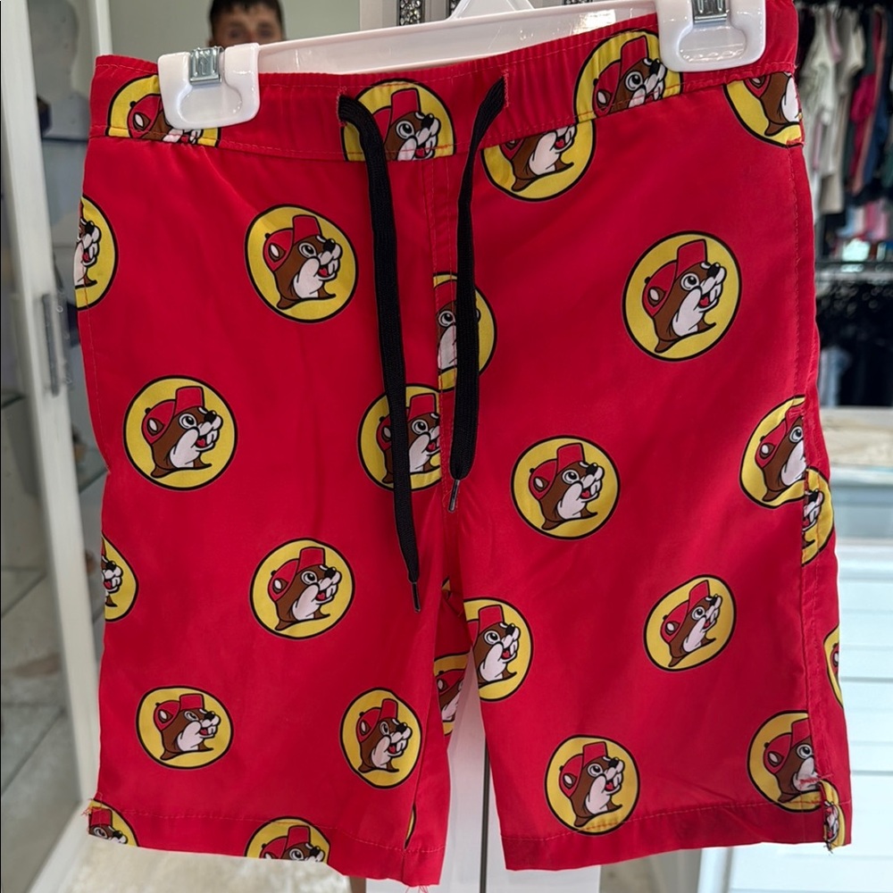 Kids Red Swim Trunks Buccees